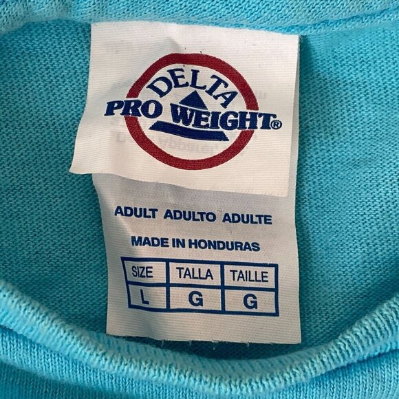 Vintage 90s Destin Florida Stay Salty T Shirt Size L - Picture 4 of 5